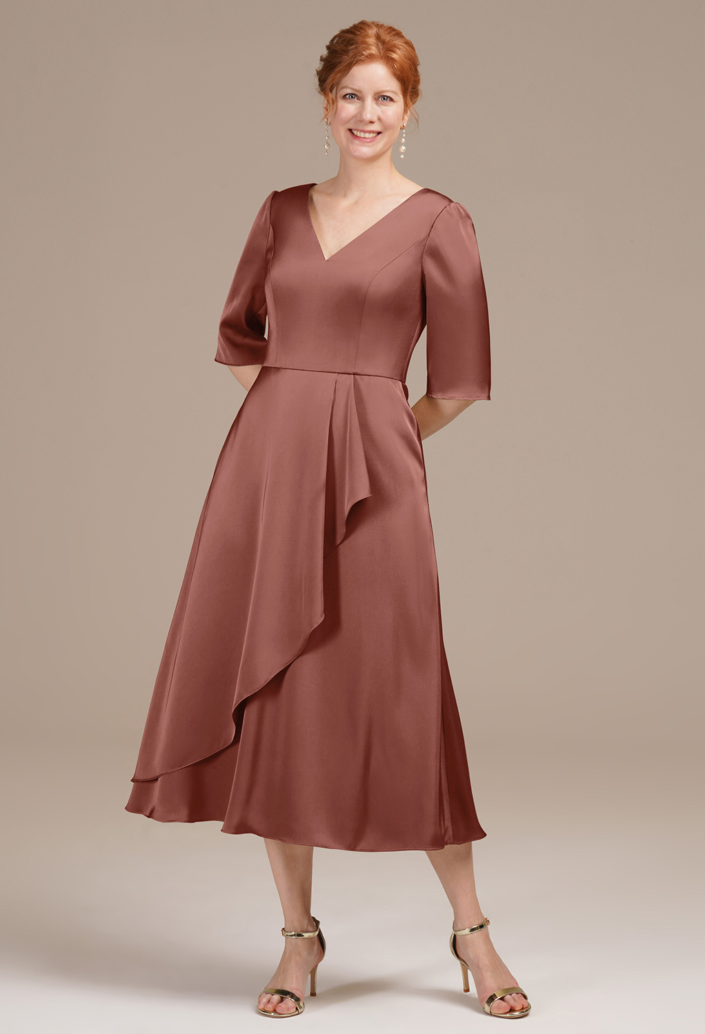 AW Zephyrine Desert Rose  Mother of the Bride Dresses